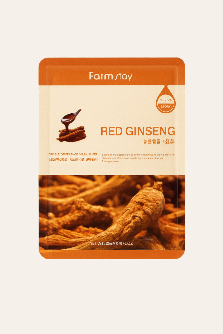 Farmstay Red Ginseng Visible Difference Mask Sheet